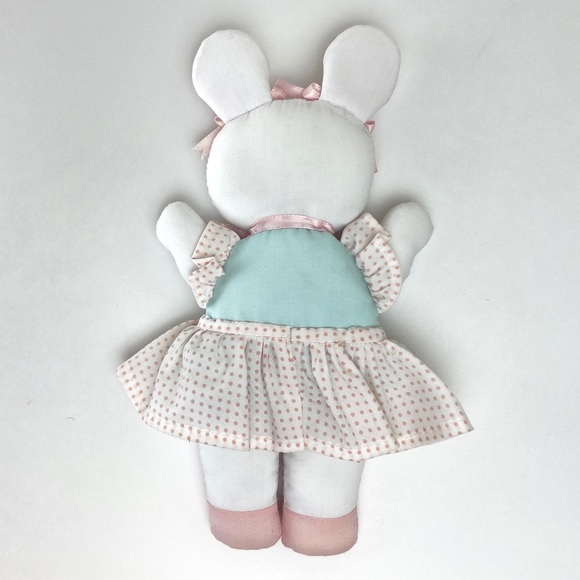 Little Girl’s Bunny Rabbit Tooth Fairy Pillow - Picture 2 of 2